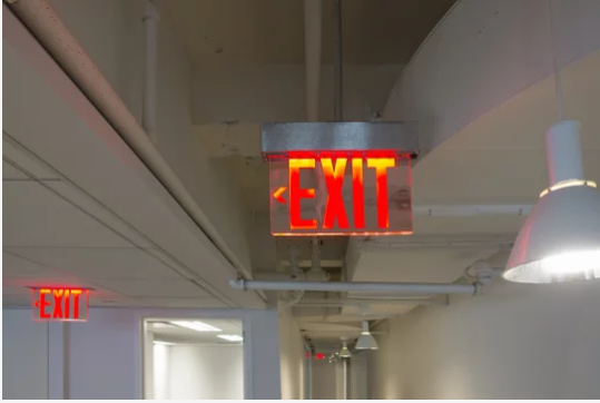 image of exit sign