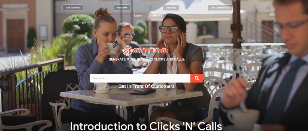 Clicks N' Calls Banner image